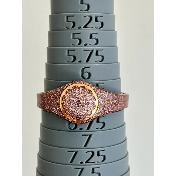 Kate Spade NY Scallop Activity Tracker Pink Glitter Watch Style - Picture 3 of 15